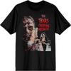 Bioworld Texas Chainsaw Massacre Leatherface T-shirt Nera a Maniche Corte con Girocollo da Uomo