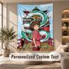 Tapestry Custom Name Text, Wall Hanging Tapestry Home Room DecorSpirited Away