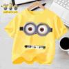 Cartoon Minions Short Sleeve T Shirt for Boy Girl T-Shirts Cute Children Tees Summer Kids Tops Casual Toddler Clothes