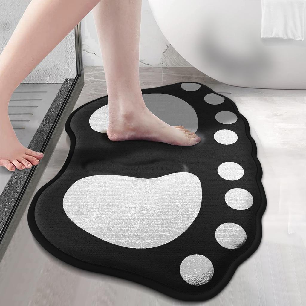Xiaomi Bath Mat Anti Slip Bathroom Mat Claw Pattern Bathroom Carpet Absorbent Bathroom Carpet Door Mat Floor Mat Home Decoration