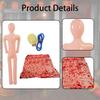 Halloween Dead Body Props Decoration Inflatable Mannequin Decor Creepy Lying Corpse