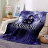 1pc Wandinha Vampire Soft Warm Throw Blanket Nap Blanket For Couch Sofa Office Bed Camping Travel,Comfortable
