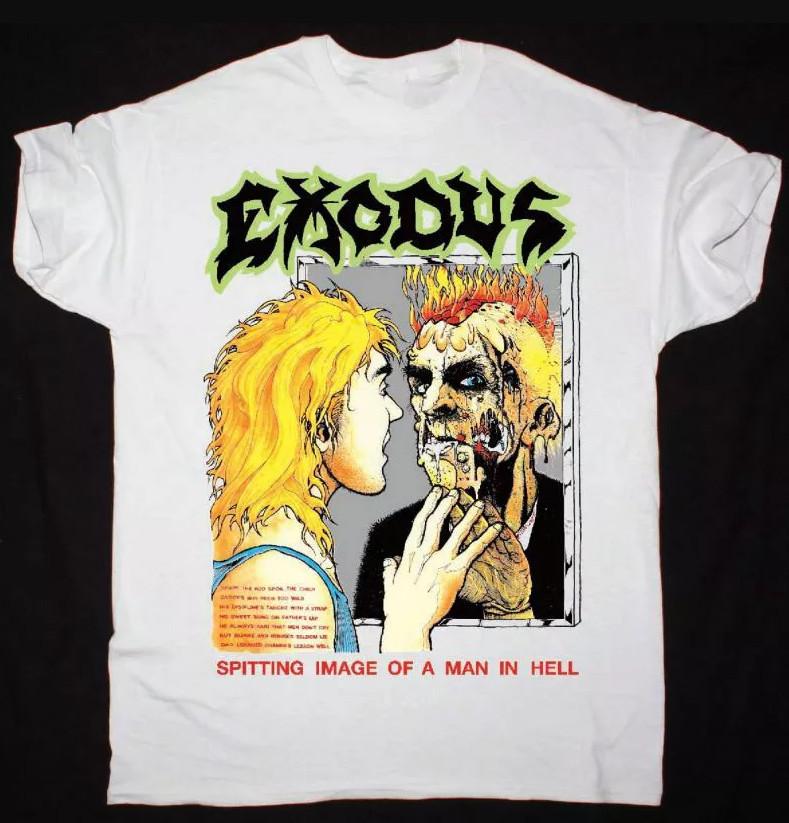 Exodus T-shirt IMAGE CRÉACHÉE D'UN HOMME EN ENFER, taille S-4XL