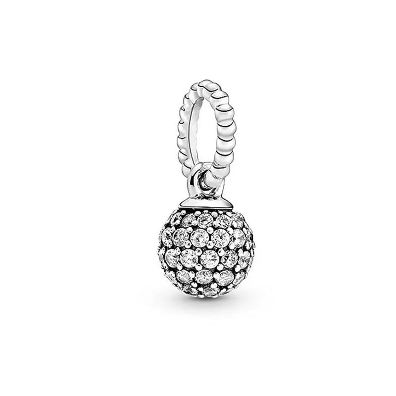 DIY Women Jewelry Gift Sparkling Snowflake Butterfly Angel Rose in Bloom Moveable Toy Cube Bracelet Beads
