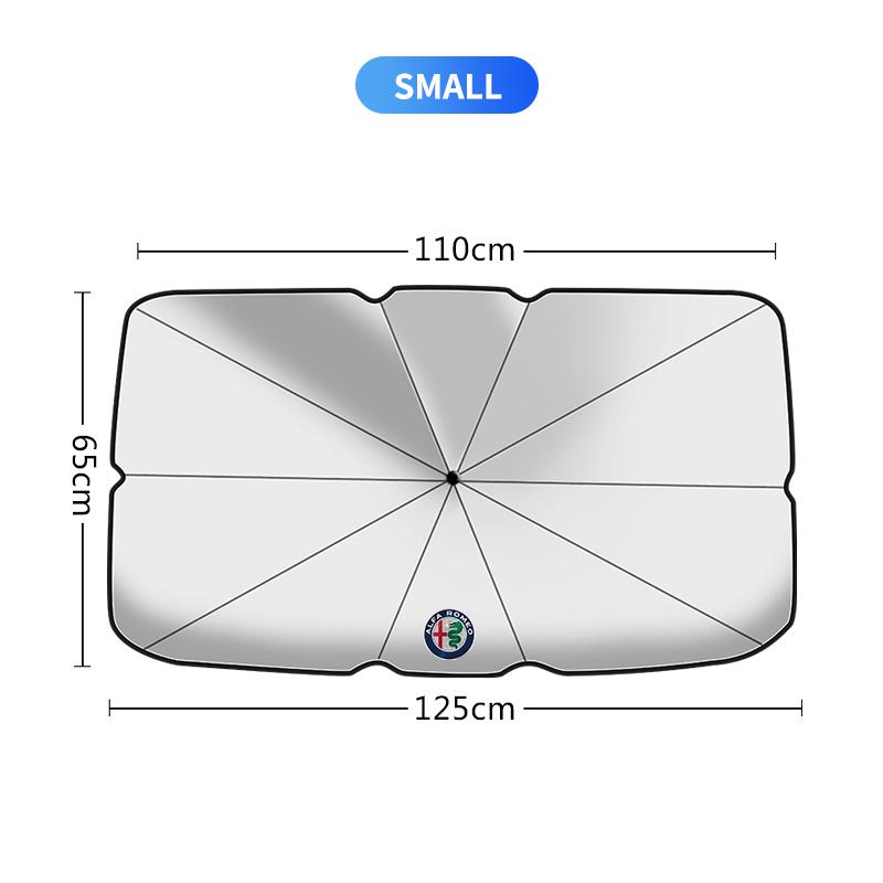 XCKPY1 For Alfa Romeo car sunshade sunscreen heat insulation front windshield parasol For Alfa Romeo Giulietta GT 159 147 156 Mito Brer