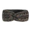 Hair Band Soft Wool Knitted Headband with Colorful Dots Velvet Lining Warm Breathable Elastic Hair Tie Hair Accessories
