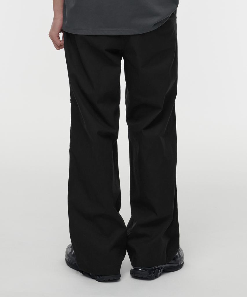 MUSINSA STANDARD Cotton Parachute Pants [Black]