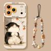 Coque de téléphone Mignon Chat de Compagnie iPhone 17 Pro Max 17 Pro Silicone 17 Mignon Air Antichoc 16 Housse de Protection 15