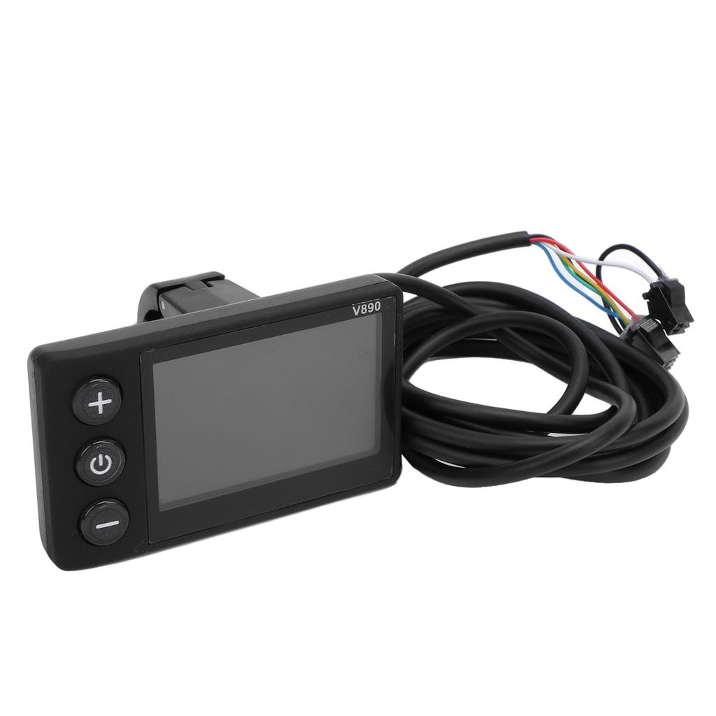 Electric Bike LCD Display 5P and 2P Universal Fit 24V 36V 48V 60V LCD Display Meter V890 Color