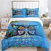 Colorful Flying Butterfly Duvet Cover Set Soft All Season Comforter with Pillowcases Single Double Queen King