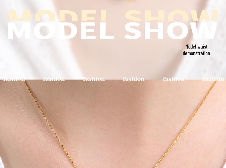 Elegant Double Happiness Hollow Pendant Necklace in 18K Gold Titanium Steel - Retro Chinese Style Clavicle Chain for Women