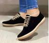 Fashion Plus Size Women's Shoes 2024 Spring Autumn Round Toe Lace-up Light Casual Women's Shoes Vintage Comfort Flat Women Loafers