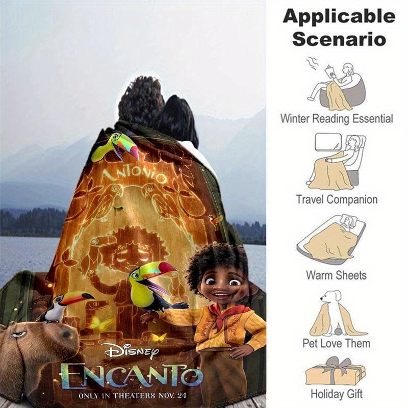 1 Stück, Disney's Encanto Heimdeko Geschenkset mit gemütlichen Decken für Schlafzimmer, Wohnzimmer, Reisen, Camping, Auto