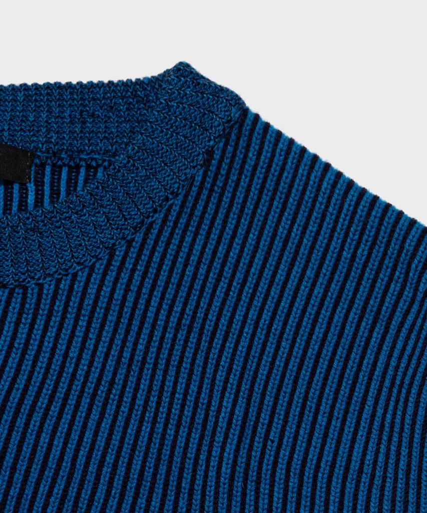 CARGOBROS Filling Two-Tone Over Round Knit (Blue)