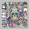 100 Skull Horror Cartoon Stickers - DIY Suitcase, Laptop, Water Bottle Decoration