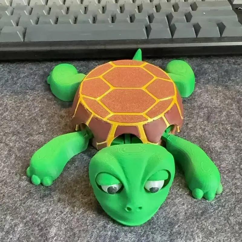 Turtle Coaster Panicked Turtle Insulated Coaster Ornament Stress Relieve Funny Bugsy Doll Mug Base Decoration