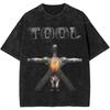Mężczyźni Kobiety Rock Tool Band Lateralus Heavy Metal Muzyka Vintage Washed T Shirt Merch Bawełniany Top Ubrania Oversized