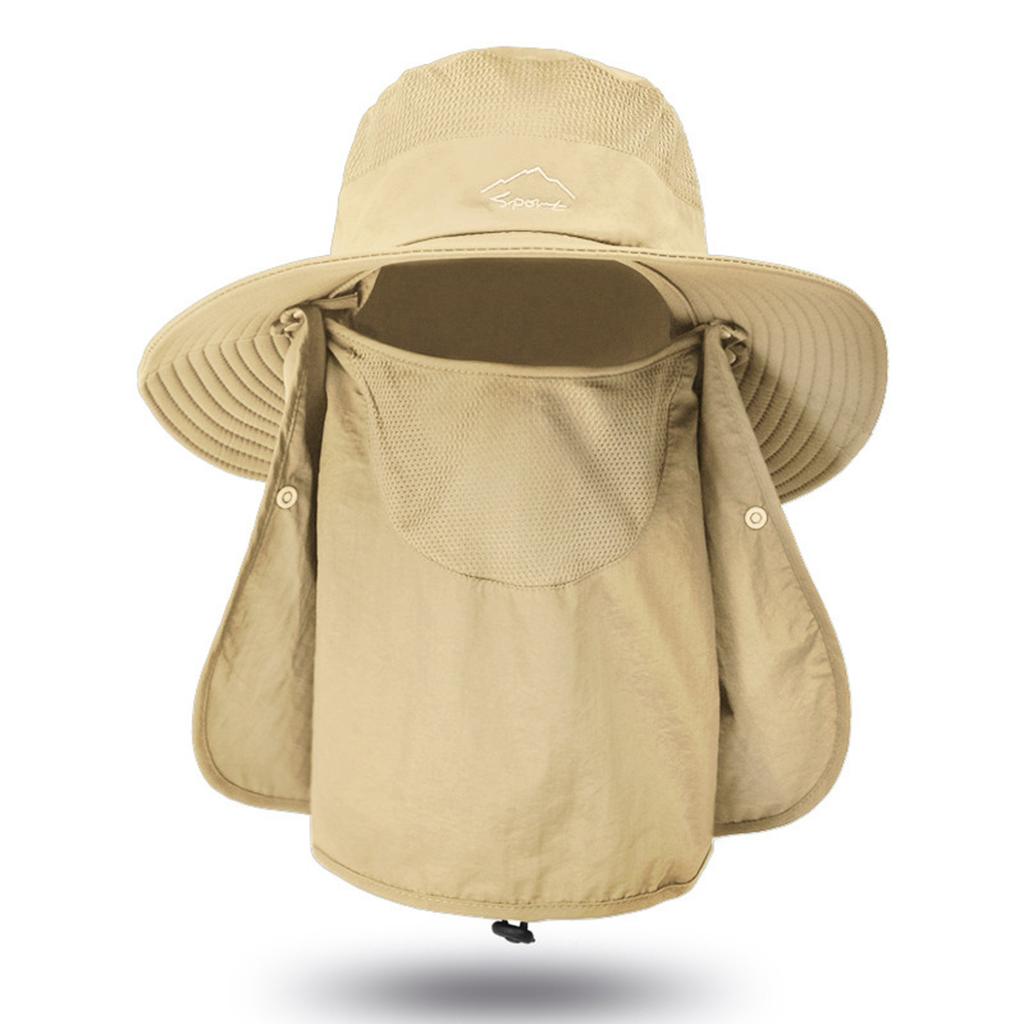Summer Outdoor Men And Women Mountaineering Large-brimmed Fisherman Hat Sun Hat -UV Fishing Cap Sun Hat