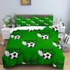 Cool Football Soccer 3D Duvet Cover Pillowcases Bedding Set For Boys Room Decor Twin Queen King Size
