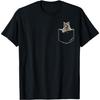 Pocket Raccoon Shirt, Funny Raccoon In Pocket Gift Tshirt T-Shirt