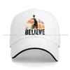 Washed Unisex's Baseball Cap Believe Wheelchair Trucker Snapback Caps Dad Hat Basketball