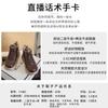 Foam Sole Leather Snow Boots Women's Winter Retro Warm Women's Boots Thick Sole Heightening Shoes Women