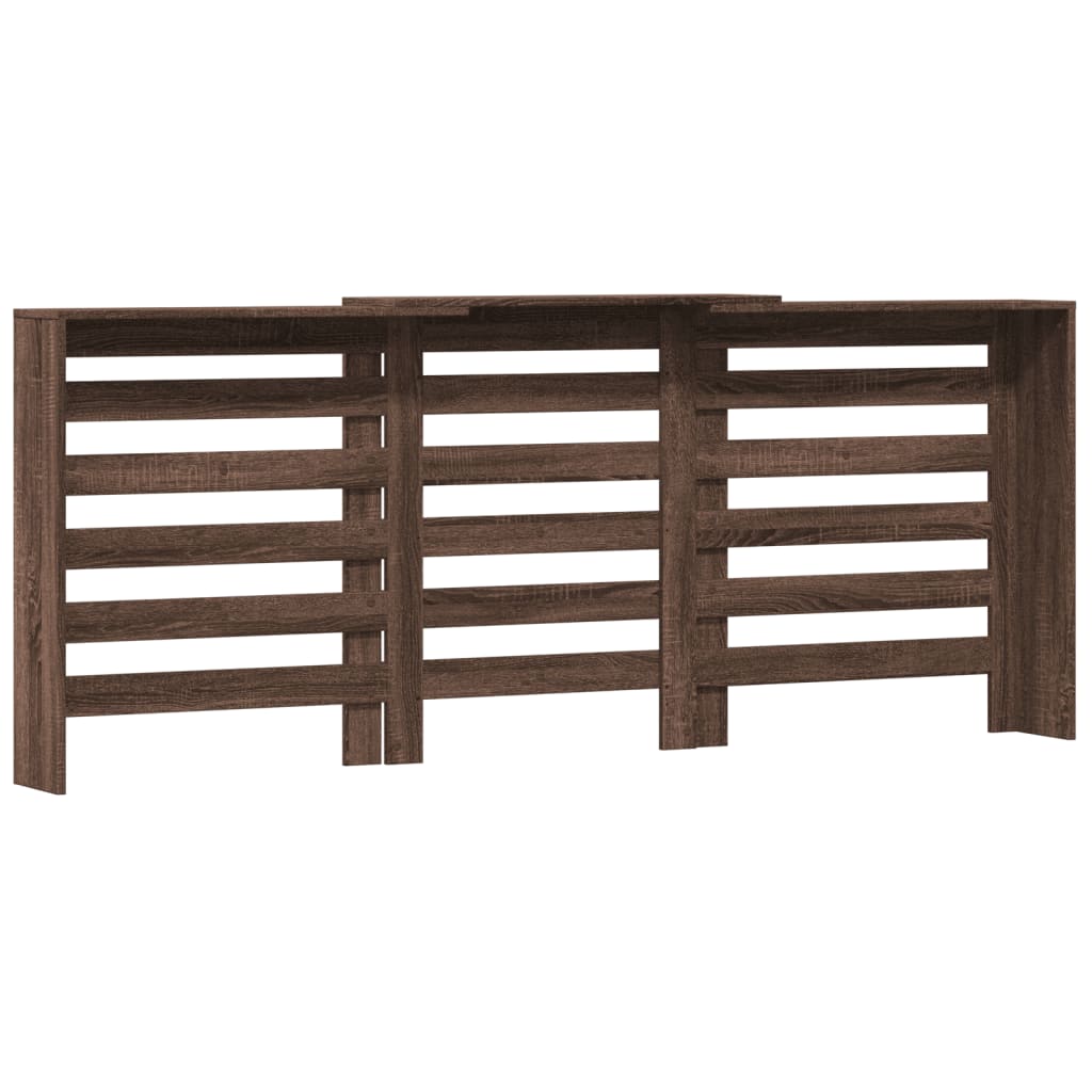 Vidaxl Radiator Cover, Brown Oak, 205X21.5X83.5 Cm