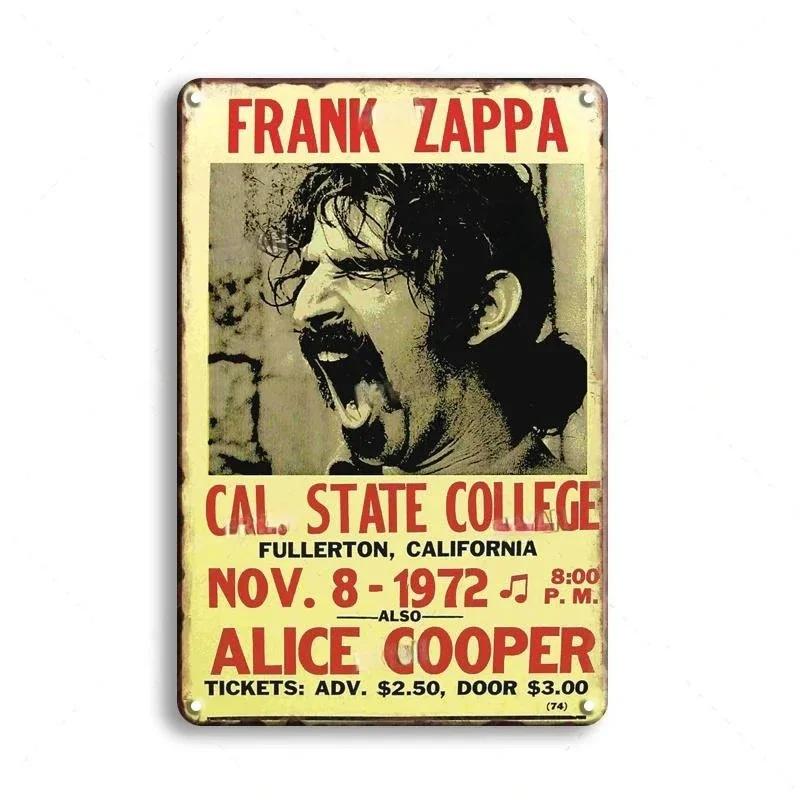 Vintage Rock Band Metal Sign - Aluminum Plaque Poster, Retro Wall Decor for Man Cave Bar Garage