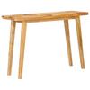 Dining Table Natural 100 X 35 X 75 Cm Solid Mango Wood