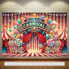 2D Welcome To the Carnival Photography Backdrop for Carnival Party & Photo Booth