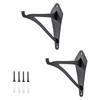 2Pcs Decorative Metal Plant Hangers With Screws Rustproof Wall Brackets For Gardens Balconies Indoor Outdoor Use