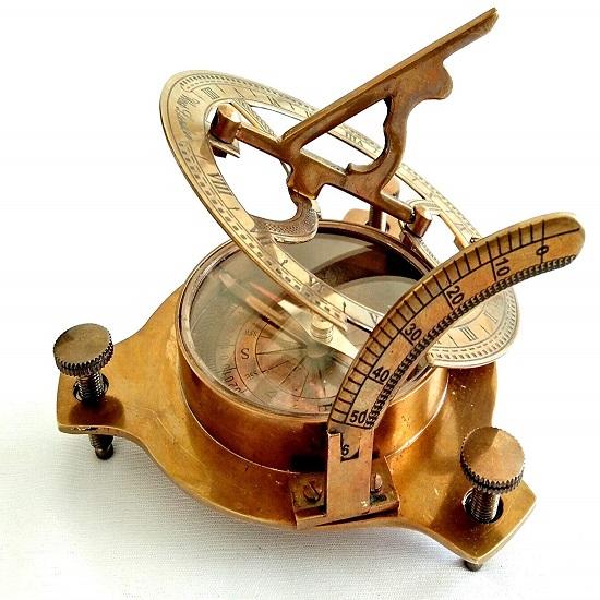 10.16 Cm Sundial Compass for Vastu and Collectibles