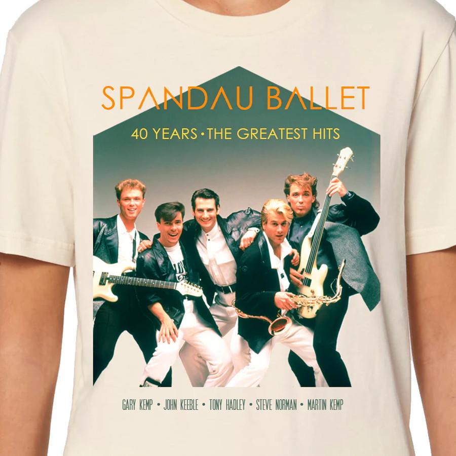 Spandau Ballet band 40 År Största Hits Unisex T-shirt Alla storlekar 1F2157 Unisex T-shirt