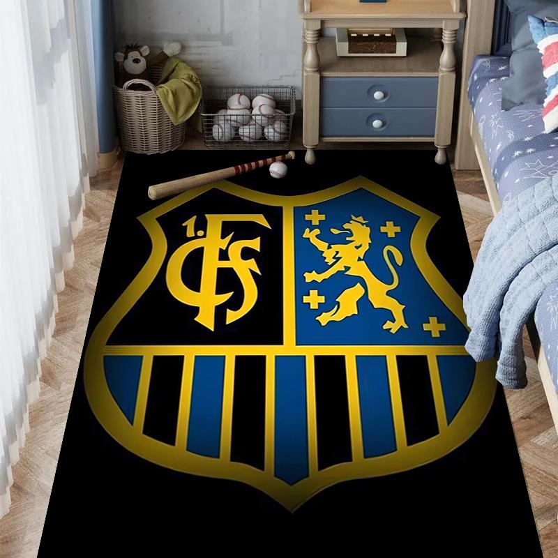 Portugal: Lion Emblem Green Shield Carpet Suitable for All Seasons Floor Mats Office Chair Cushion Fashion Bathroom Mat