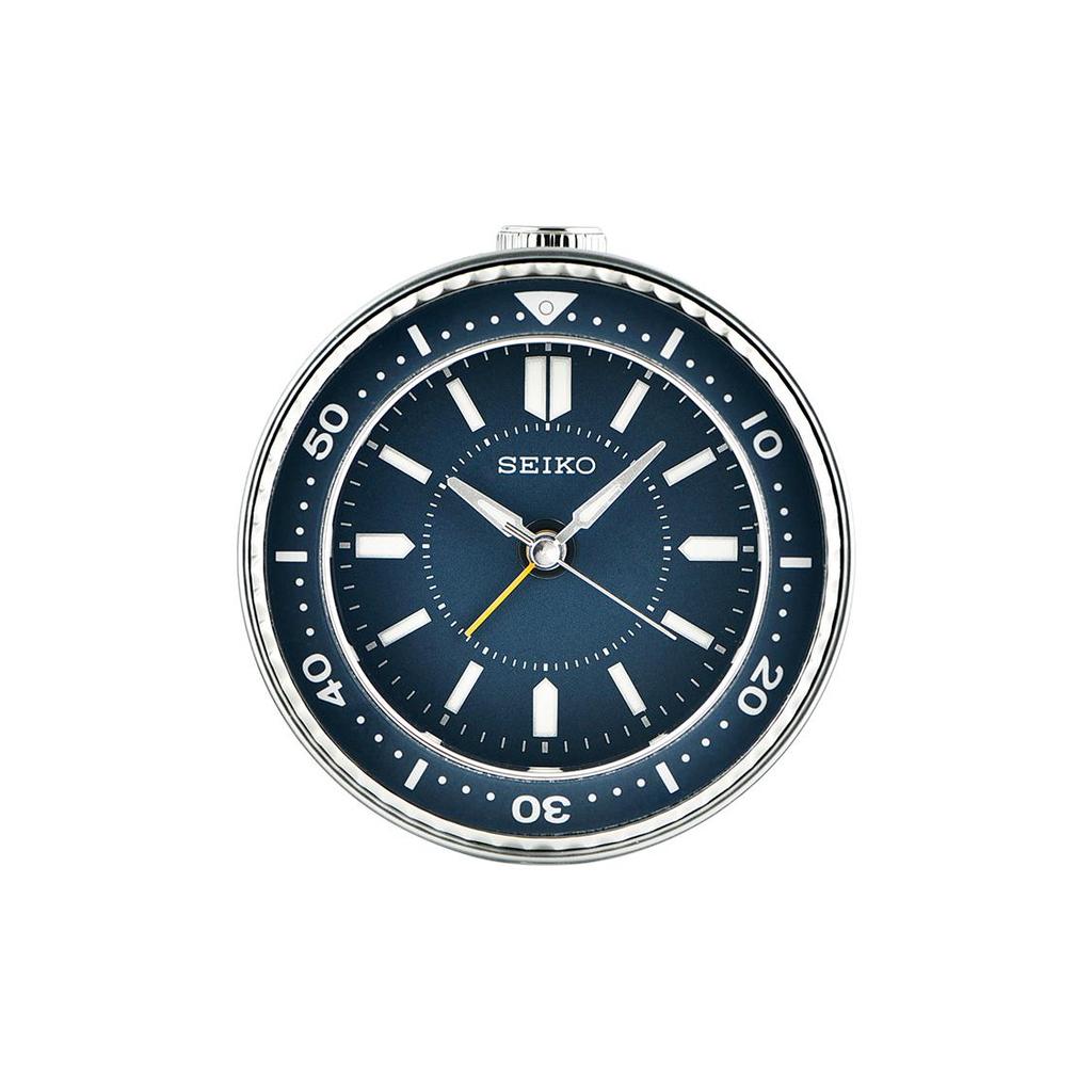 Seiko Schleichende Sekunde Kunststoff Wecker Unisex Grün QHE184L