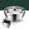 Multifunctional Stainless Steel Deep Dish Bowls Perfect for Salad and More