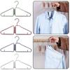 1 pièce de cintre pliable, cintres antidérapants, étendoir en plastique, organisateur de rangement de vêtements multifonctionnel pour le voyage