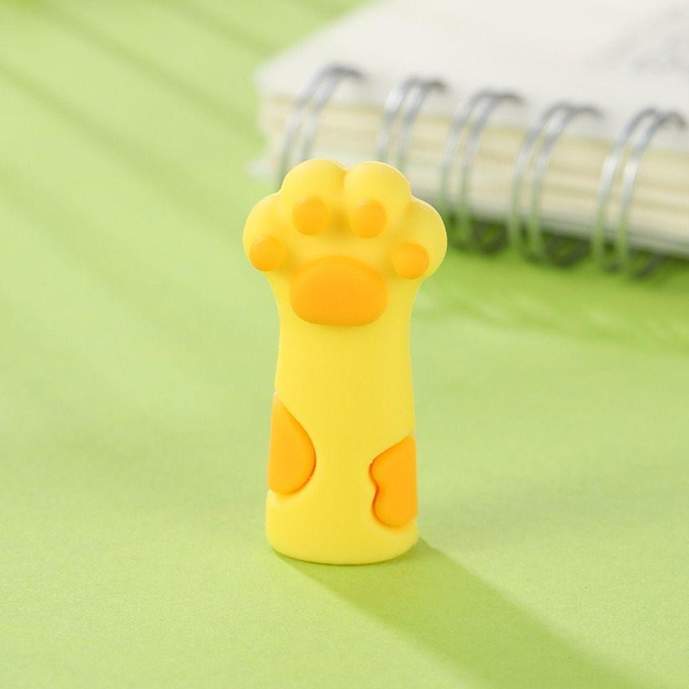 Cute Pencil Protective Cover Student Supplies Pen Cap Gifts Cat Claw Pencil Cap