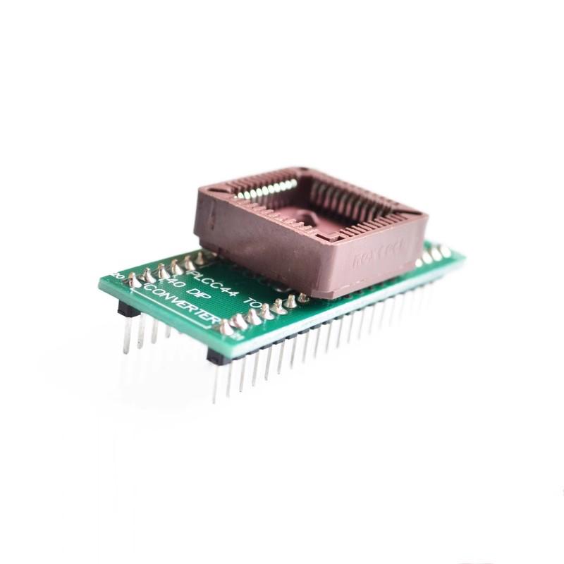 PLCC32 To DIP32  PLCC44 To DIP40 USB Universal Programmer IC Adapter Tester Socket for TL866CS TL866A EZP2010 G540 SP300