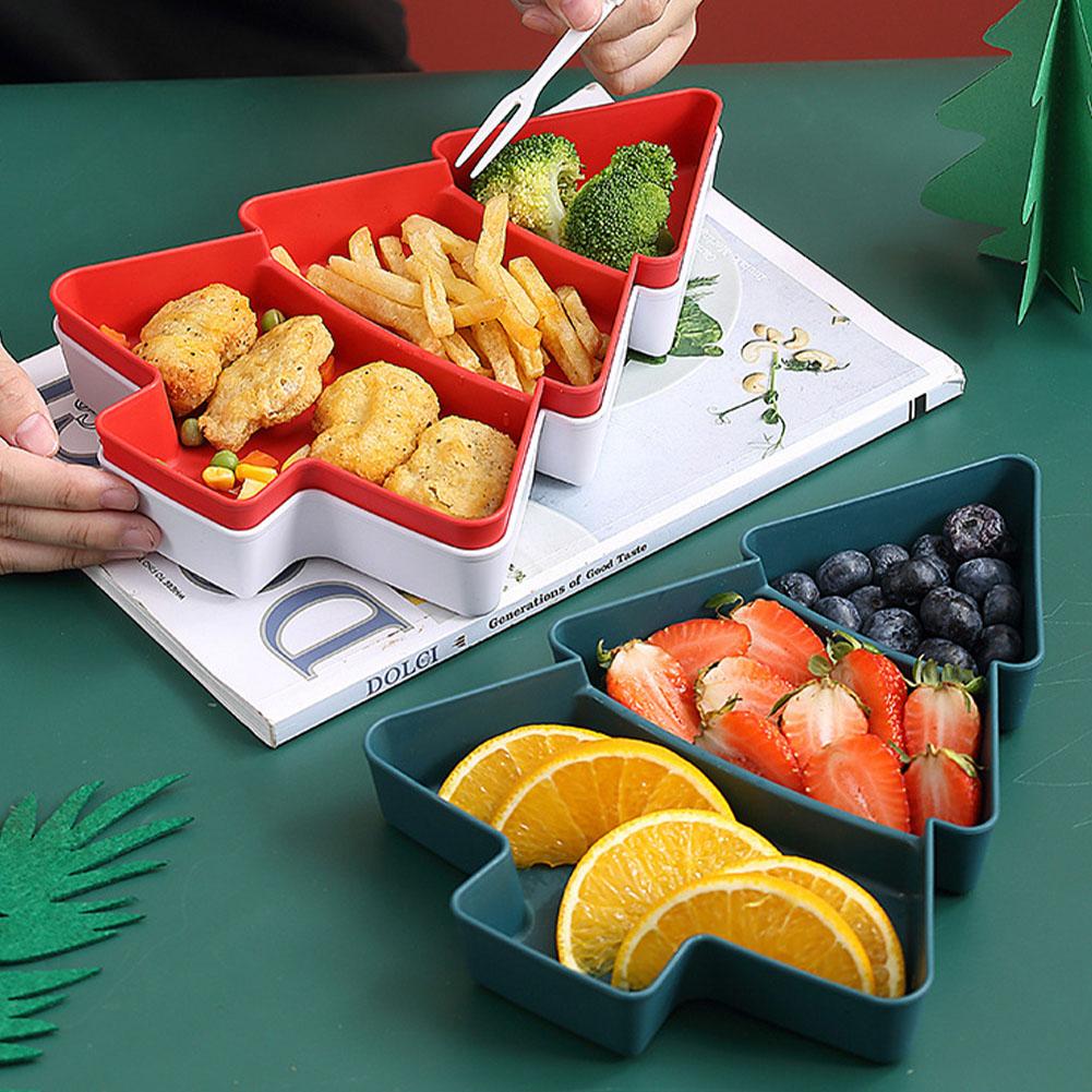 Christmas Tree Fruit Plate Marry Christmas Party Decorations For Home Navidad Noel Natal Xmas Gifts Happy New Year
