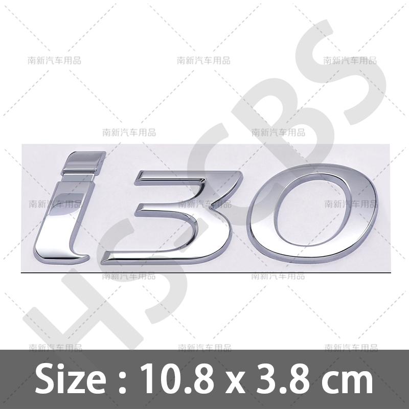 3D Chrómový Kovový Štýl Auta I10 I20 I30 I40 Písmenový Znak Zadný Znak na Kufor Pre Hyundai Logo Štítok s Názvom Nálepky Príslušenstvo do Auta