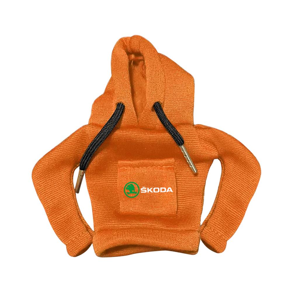 Gear Shift Knob Hoodie Cover Change Speed Lever Sweatshirt Car Gear Shift Cover for Skoda Rapid Fabia Octavia S VII Superb Karop CX3