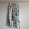 Used Floral Swimsuit Scarf Long