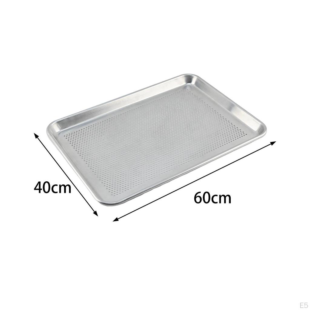 Aluminum Perforated Sheet Pan Bakery Tray Oven Tray,Easy Clean, Cookie Baking for