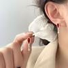 Water Drop-shaped Agate Earrings Light Luxury High-end Feel Personal Simple Temperament Earrings Niche Design