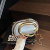 1Pcs Luxury Shoulder Bag Z Style Clutch Bag Evening Bag Special-Shaped Metal Chain Details Decorative Box-Style Small Square Bag