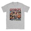 Georges St Pierre T Shirts for Men Cotton Novelty TShirt O Neck  Tee Shirt Short Sleeve Tops Graphic Printed