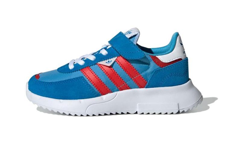 adidas Originals Retropy F2 Bas Résistant à l'Abrasion Bas Chaussures de Style de Vie pour Enfants Bleu Enfants Âgés de 3 à 7 Ans GX9218