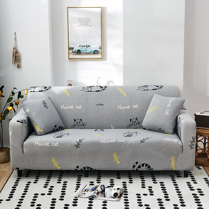 Sofa Cover All Surrounded Fabric Four Seasons Elastic Sofa Cushion Leather Sofa Towel Single Full Covered Combination Universal