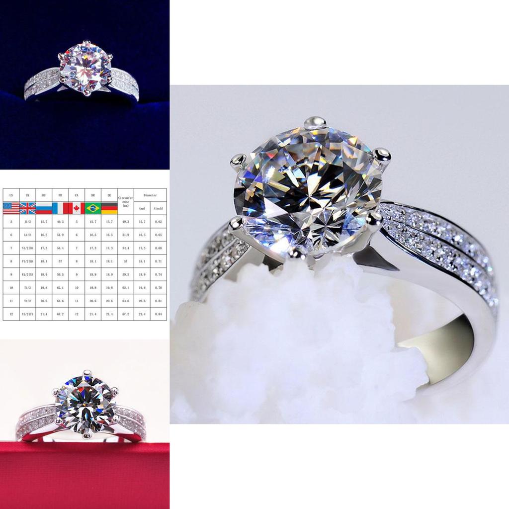 Elegante Dames Europese En Amerikaanse Luxe Bruiloft Verlovingsring In Witgoud
